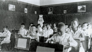 Supervised lunch at Lauakila School